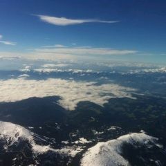 Flugwegposition um 12:45:26: Aufgenommen in der Nähe von Trahütten, 8530, Österreich in 3899 Meter